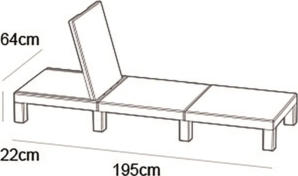 Allibert Sonnenliege Daytona, Graphitgrau – Bild 11
