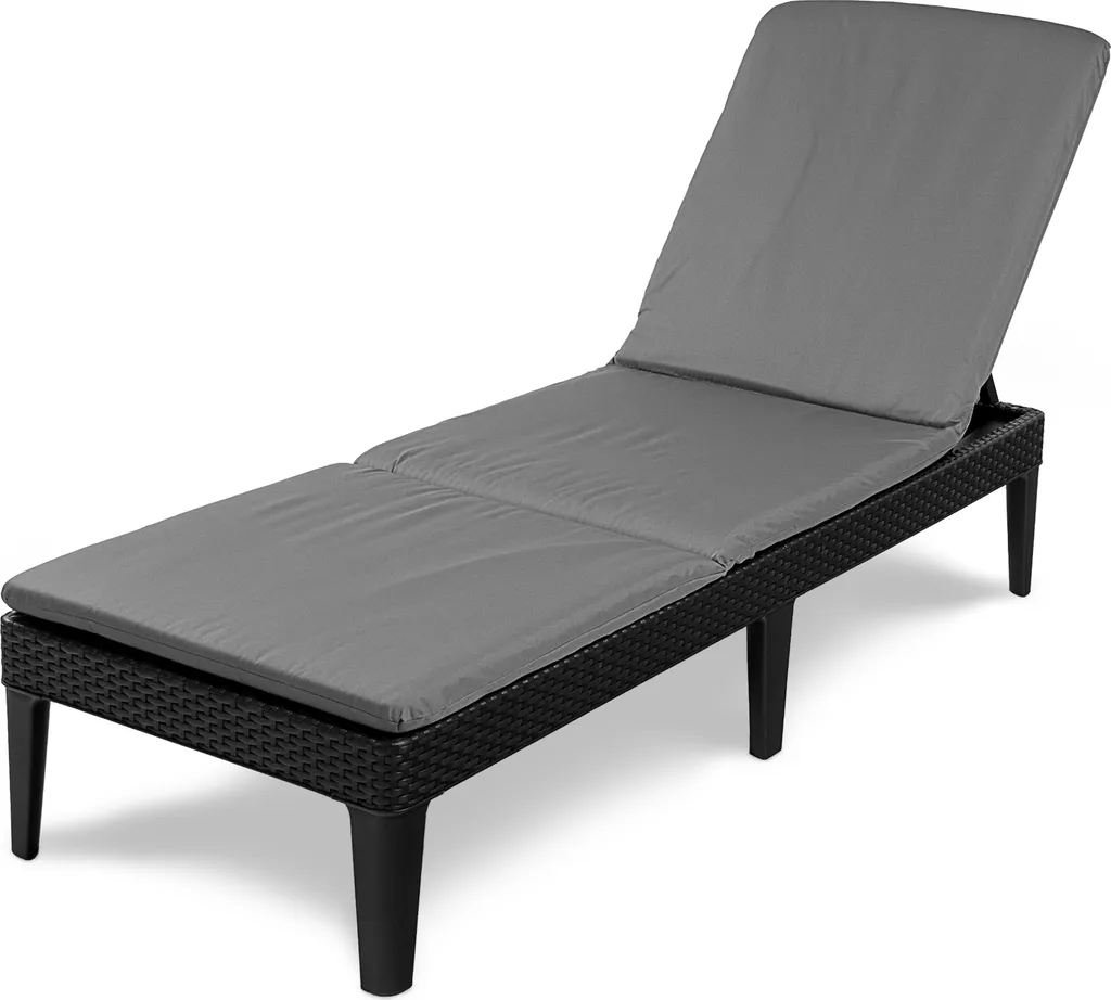Allibert Sunlounger Liege Jaipur Inkl. Auflage, Farbe Graphit/Grau – Bild 19