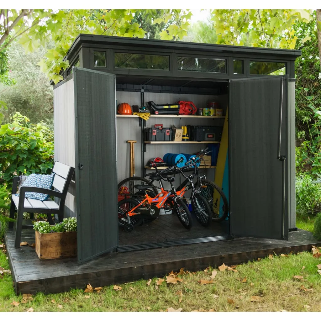 Keter Geräteschuppen Artisan 97 Braungrau – Bild 3