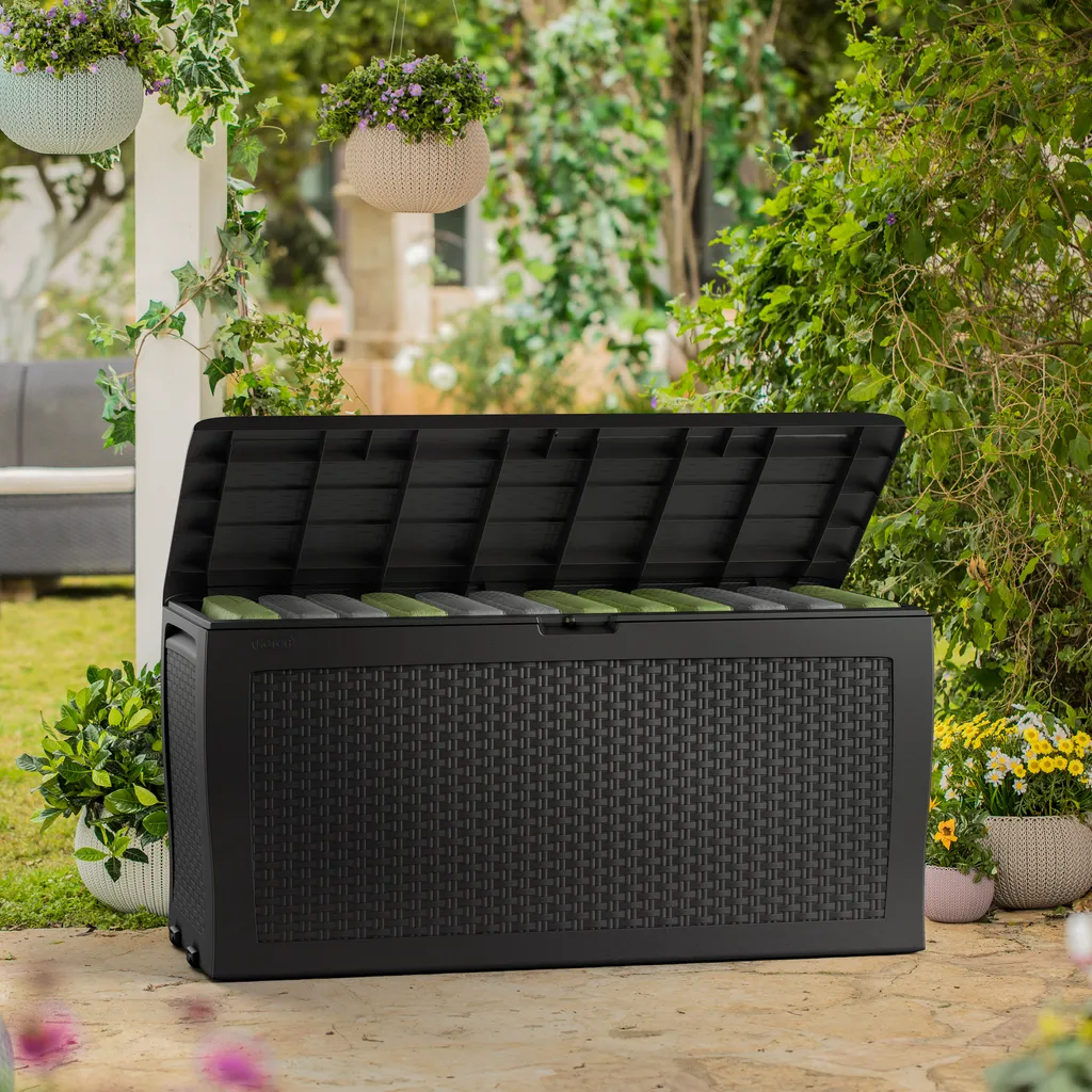 Keter Gartenbox Auflagenbox Samoa 270 L Anthrazit – Bild 9