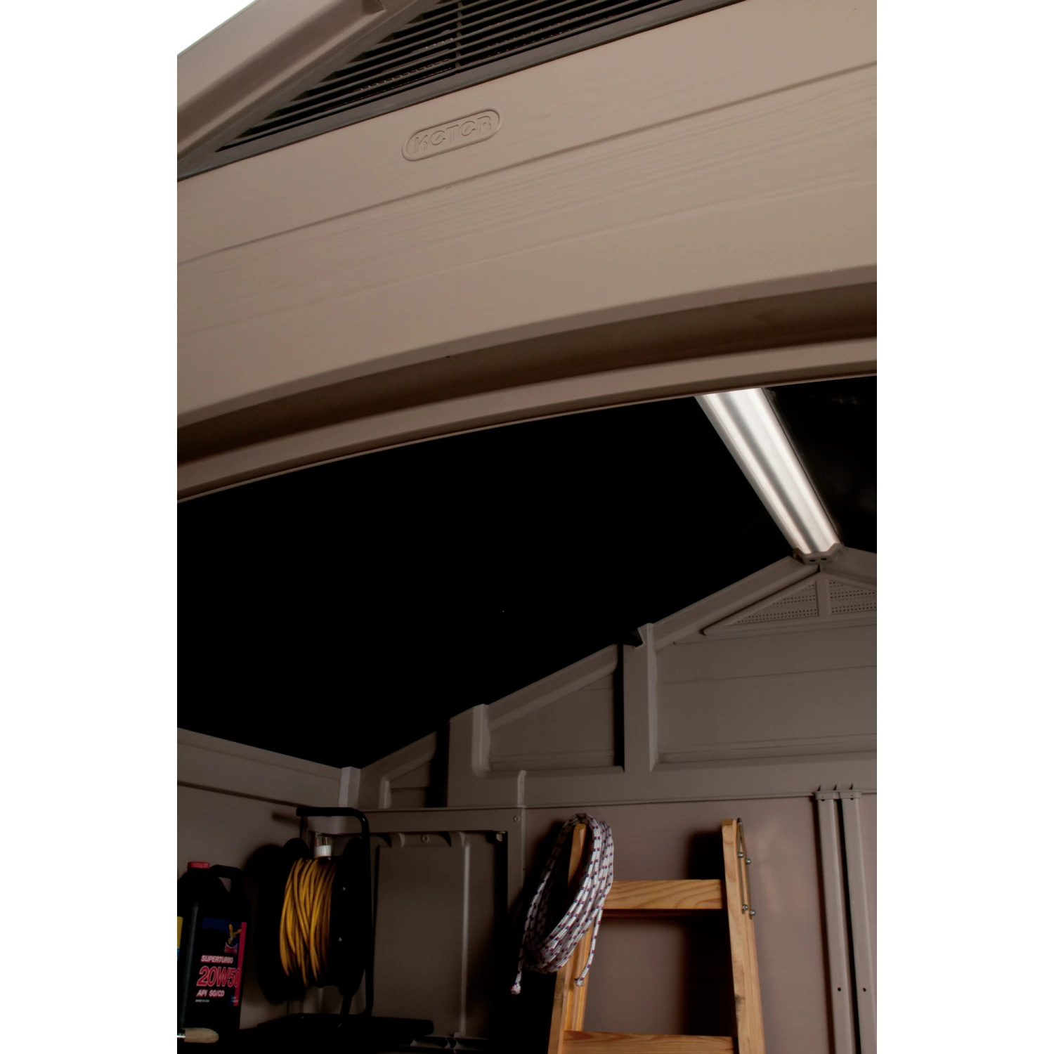 Keter KunststoffgerĂ€tehaus 'Factor' Beige 257 X 255 X 243 Cm â Bild 4