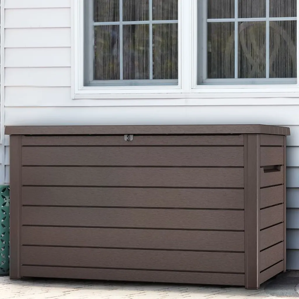KETER-Ontario Box 870 Liter -Auflagen- Und Universalbox -espressobraun-6059 – Bild 11