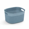 Keter Aufbewahrungskorb 'Filo' Grau-blau 22 X 27 X 15 Cm