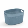 Keter Aufbewahrungskorb 'Filo' Grau-blau 28 X 38 X 22 Cm