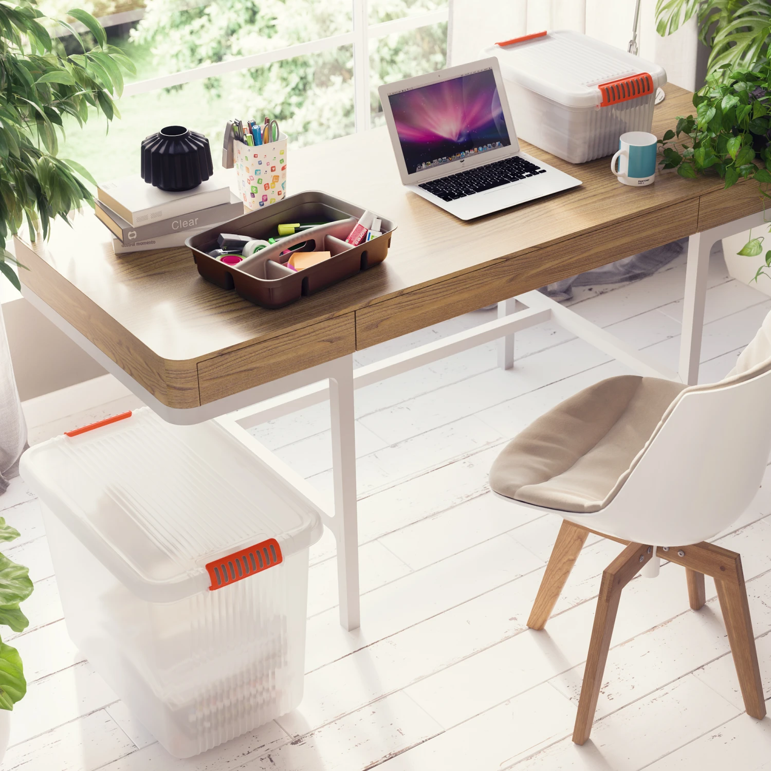 Keter Aufbewahrungsbox 'K Latch' Transparent 39 X 59 X 45 Cm, Mit Deckel – Bild 4