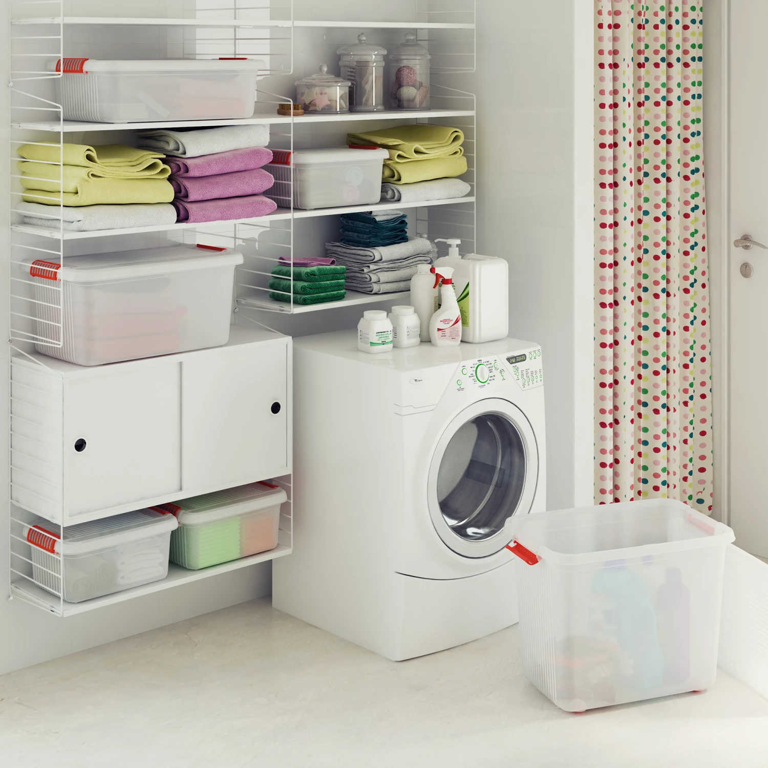 Keter Aufbewahrungsbox 'K Latch' Transparent 39 X 59 X 45 Cm, Mit Deckel – Bild 5