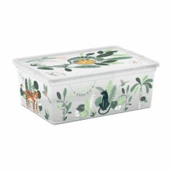 Keter Aufbewahrungsbox 'C Box Style' Tiermotiv 37 X 26 X 14 Cm, Mit Deckel