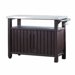 Keter BBQ-Beistelltisch 'Unity' Anthrazit 123 X 54 X 90 Cm