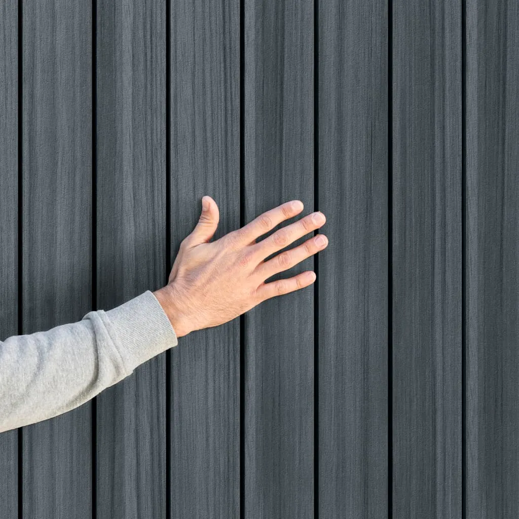 Keter Gerätehaus Darwin 46 Grau Holz-Optik – Bild 3