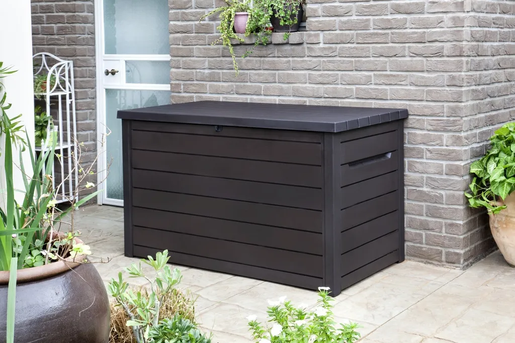 KETER-Ontario Box 870 Liter -Auflagen- Und Universalbox -espressobraun-6059 – Bild 2