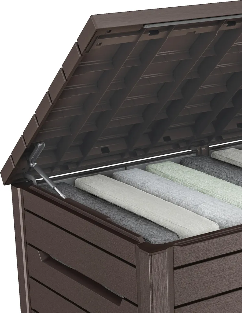 KETER-Ontario Box 870 Liter -Auflagen- Und Universalbox -espressobraun-6059 – Bild 7