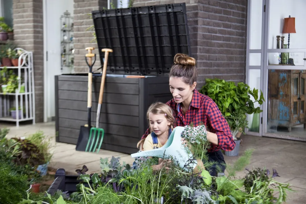 KETER-Ontario Box 870 Liter -Auflagen- Und Universalbox -espressobraun-6059 – Bild 5