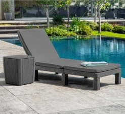 Keter Sonnenliege Daytona Graphitgrau