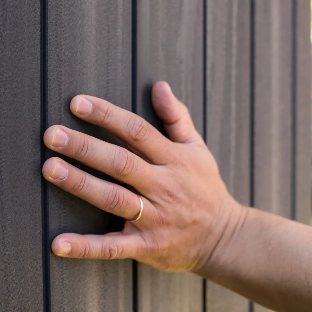 Keter Gerätehaus Darwin 46 Grau Holz-Optik – Bild 4