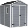 KETER Manor 6x8 Záhradný Domček, Grafit, Plastový Záhradný Domček
