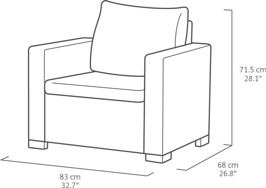 Allibert By Keter Sessel California Doppelpack 2-er Set – Bild 2