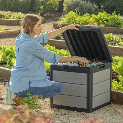 Keter Gartenbox Denali 113 L Anthrazit – Bild 10
