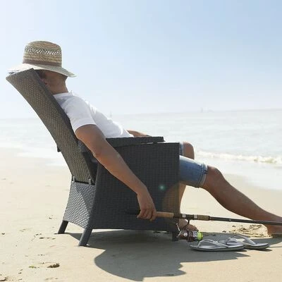 Keter Gartensessel Vermont 2 Stk. Verstellbar Graphitgrau – Bild 12