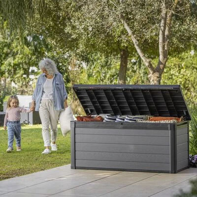 Keter Gartentruhe Cortina 570 L Grau – Bild 15