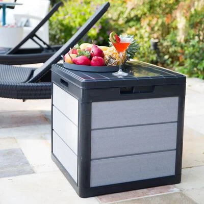 Keter Gartenbox Denali 113 L Anthrazit – Bild 2