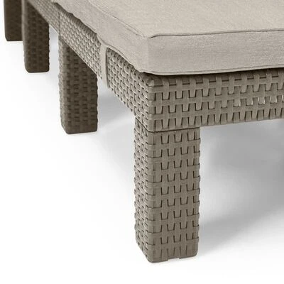 Keter Sonnenliege Mit Auflage Daytona Cappuccino – Bild 4