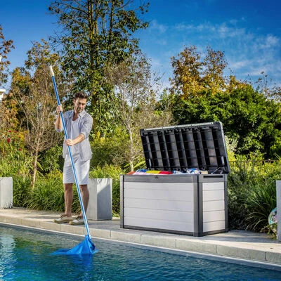 Keter Gartentruhe Premier 380 L Grau – Bild 5