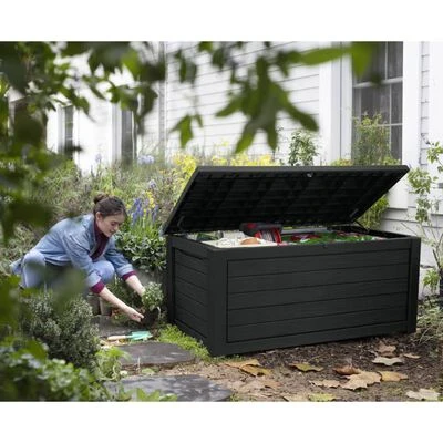Keter Gartentruhe Northwood 630 L Graphitgrau – Bild 5