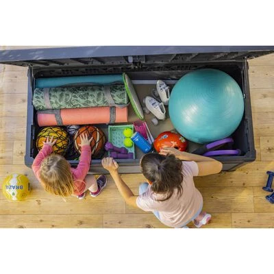 Keter Gartentruhe Cortina 570 L Grau – Bild 6