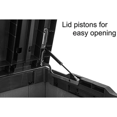 Keter Gartentruhe Darwin 670 L Grau – Bild 6