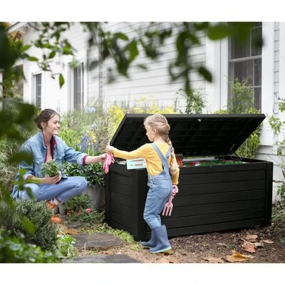 Keter Gartentruhe Northwood 630 L Graphitgrau – Bild 6