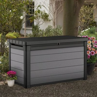 Keter Gartentruhe Premier 380 L Grau – Bild 8