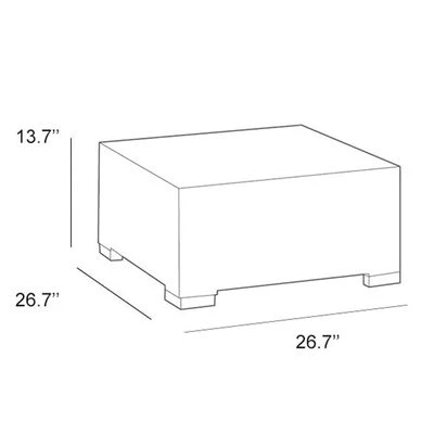 Keter Allibert Gartenhocker California Grau – Bild 8