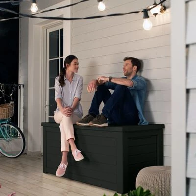 Keter Gartentruhe Northwood 630 L Graphitgrau – Bild 8