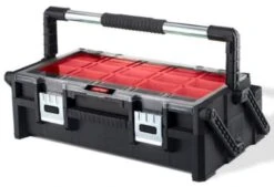 KETER CANTILEVER 22" Werkzeugkoffer 57x31x17cm Schwarz/rot 17185073