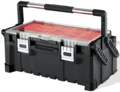 KETER CANTILEVER 22" Werkzeugbox 57x31x25 Cm Schwarz/rot 17187311