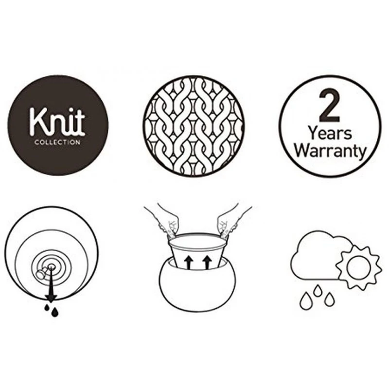 KETER COZIES S Pflanzenampel, 28 X 28 X 18 Cm, Lila 17201493 – Bild 8