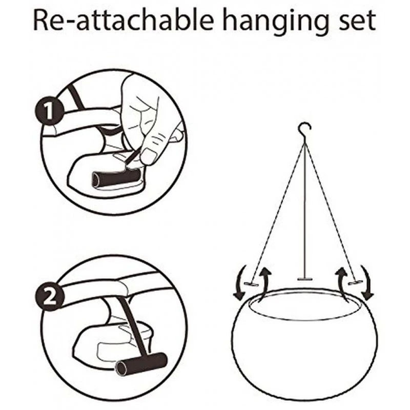 KETER COZIES S Pflanzenampel, 28 X 28 X 18 Cm, Sand 17201493 – Bild 7