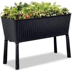 KETER EASY GROW 120L Hochbeet/Pflanzkasten, Anthrazit 17194592