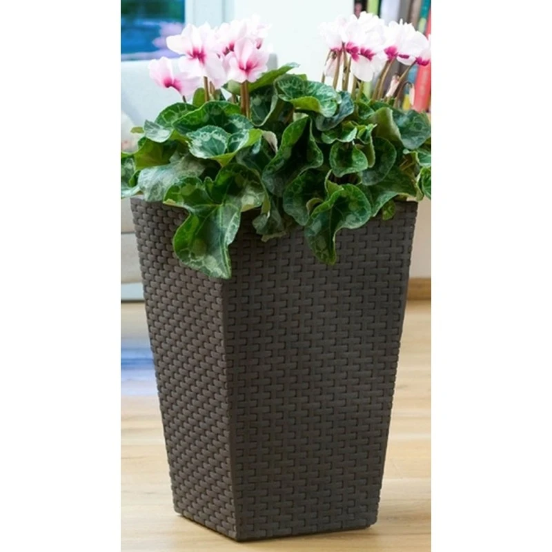 KETER RATTAN PLANTER M 55,4L Rattanübertopf, 38,5 X 57 Cm, Braun 17192301 – Bild 2