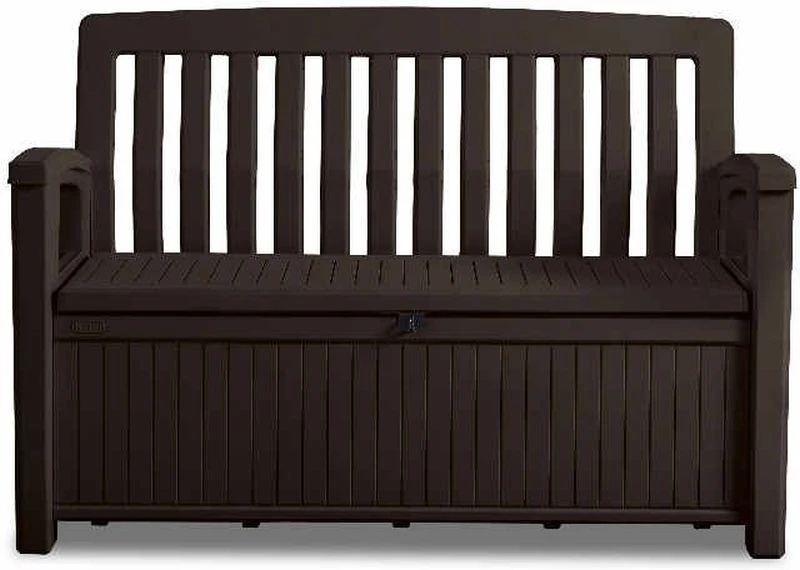 KETER PATIO BENCH 227L Gartenbank/Kissenbox 138,6 X 63,5 X 88 Cm, Braun 17202690